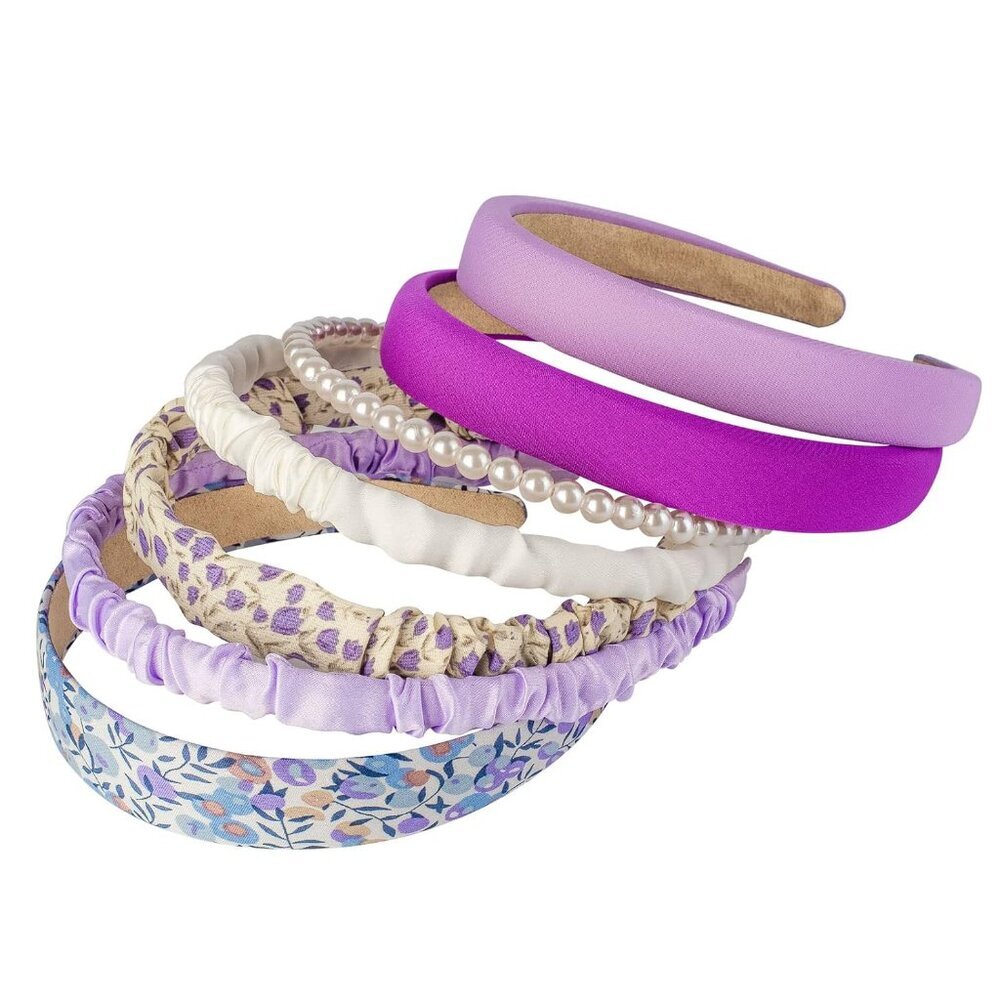 Fashion Pearl Hairbands Set - Non-Slip Hair Accessories with Different Patterns